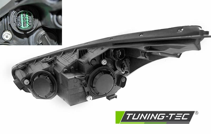 Predné svetlá Kia Ceed 2 12-18 Black – náhľad 2