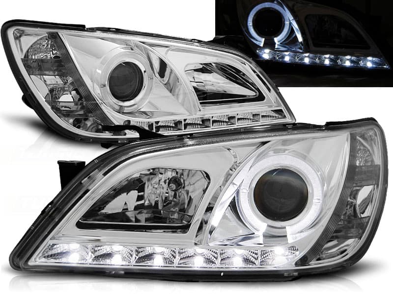 Predné svetlá IS 98-05 Devil Eyes Lexus Chrome