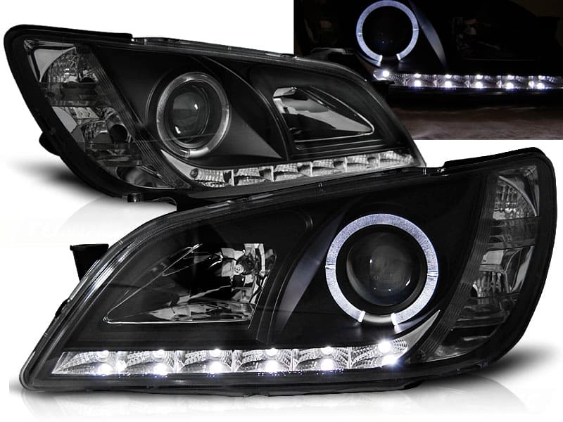 Predné svetlá IS 98-05 Devil Eyes Lexus Black