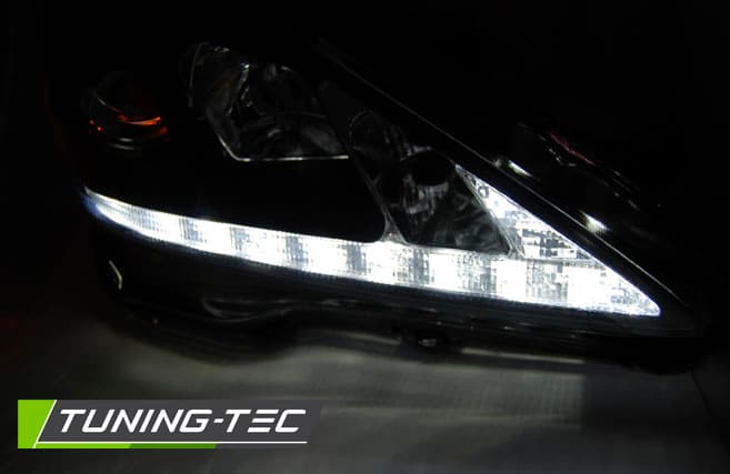 Predné svetlá IS 06-13 DRL Lexus Chrome – náhľad 2