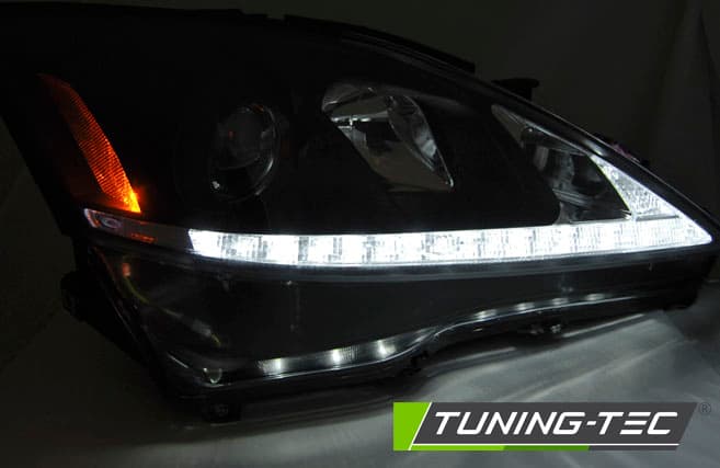 Predné svetlá IS 06-13 DRL Lexus Chrome – náhľad 3