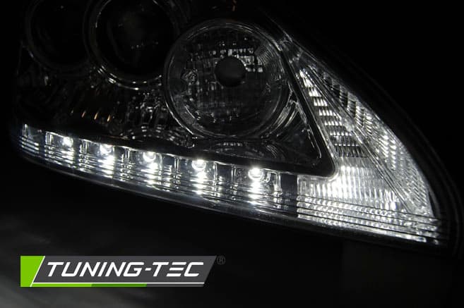 Predné svetlá RX 03-08 Devil Eyes Lexus Chrome – náhľad 2