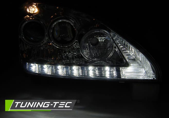 Predné svetlá RX 03-08 Devil Eyes Lexus Chrome – náhľad 3