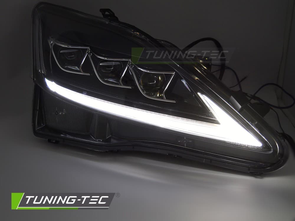 Predné svetlá IS 06-13 Full LED Lexus Black – náhľad 2