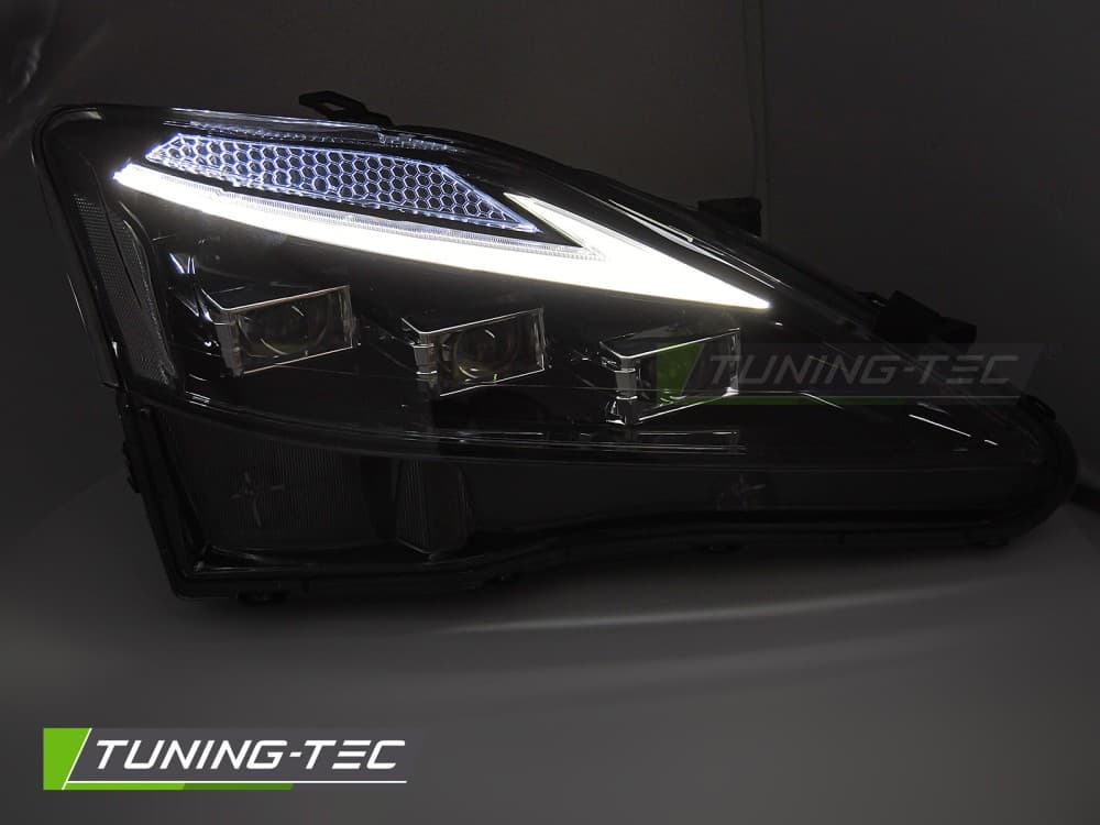 Predné svetlá IS 06-13 WL Full LED Lexus Black – náhľad 2