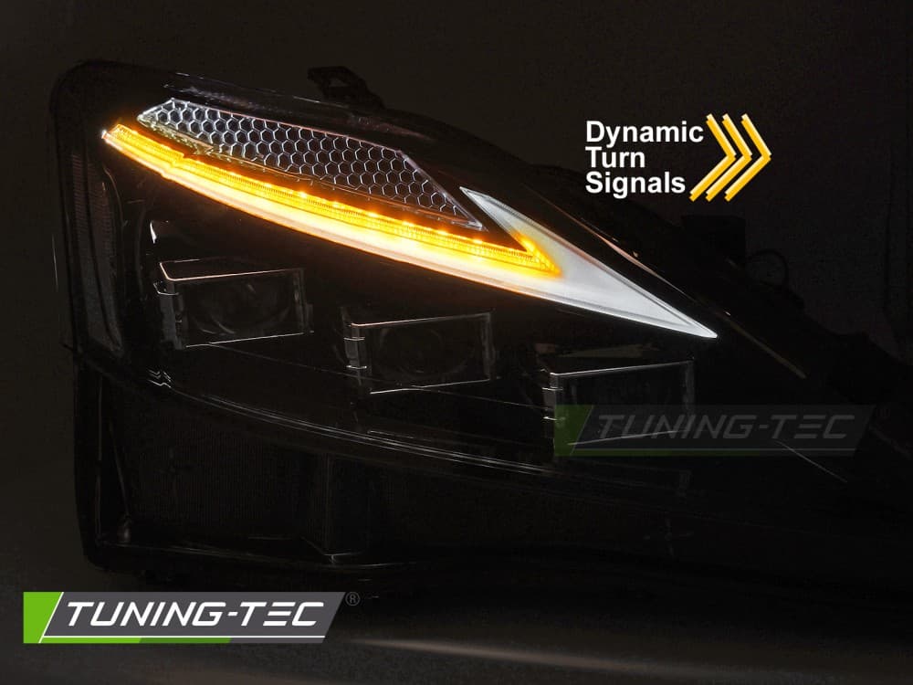 Predné svetlá IS 06-13 WL Full LED Lexus Black – náhľad 3