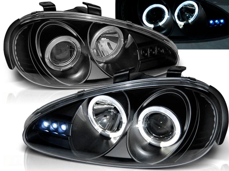 Predné svetlá Mazda MX3 Angel Eyes Black