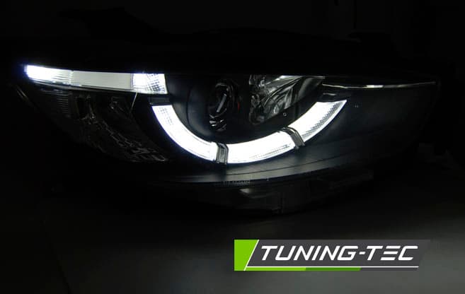 Predné svetlá Mazda CX5 11-15 DRL Xenón Black – náhľad 3