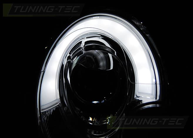Predné svetlá Mini Cooper 06-14 Tube Light Black – náhľad 2