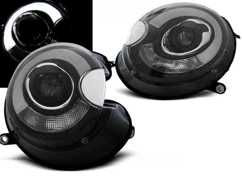 Predné svetlá Mini Cooper 06-14 Tube Light Black