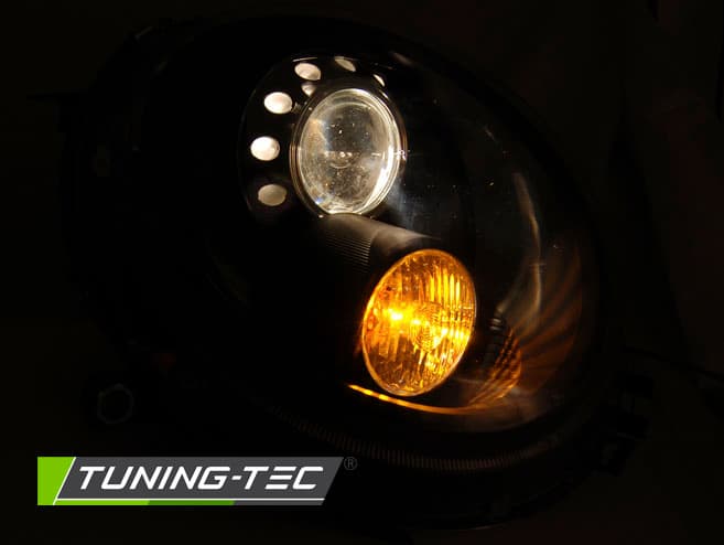 Predné svetlá Mini Cooper 06-14 Angel Eyes Black - 11 – náhľad 2