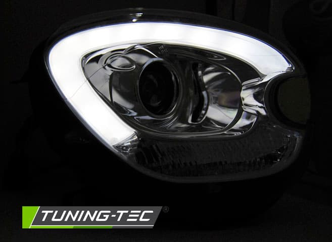 Predné svetlá Mini Cooper R60 R61 Countryman Tube Xenón Chrome – náhľad 2
