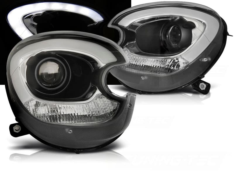 Predné svetlá Mini Cooper R60 R61 Countryman Tube Xenón Black