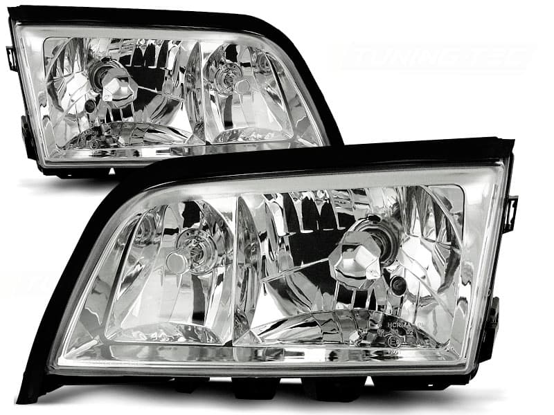 Predné svetlá Mercedes W202 C 93-00 Chrome - 08