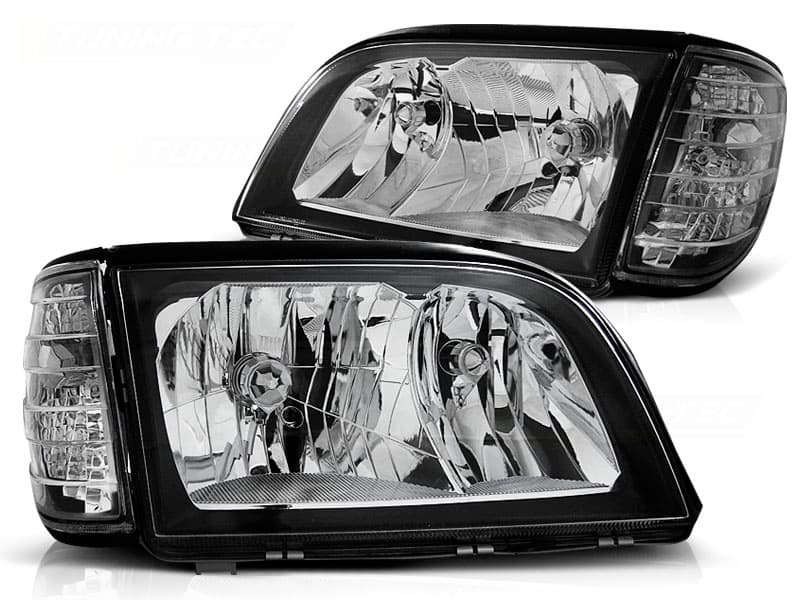 Predné svetlá Mercedes W140 S-Trieda 91-98 Black
