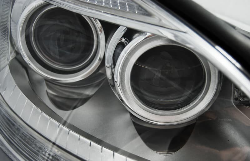 Predné svetlá Mercedes W221 S-trieda Chrome – náhľad 3