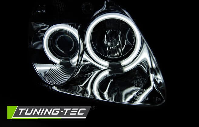 Predné svetlá Mercedes SLK R170 96-04 CCFL Chrome – náhľad 2
