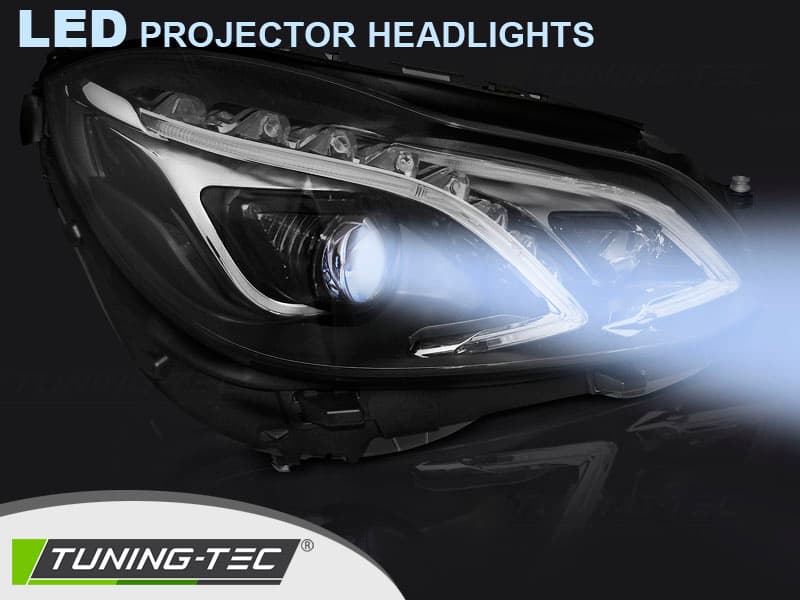 Predné svetlá Mercedes E W212 13-16 LED Black – náhľad 2