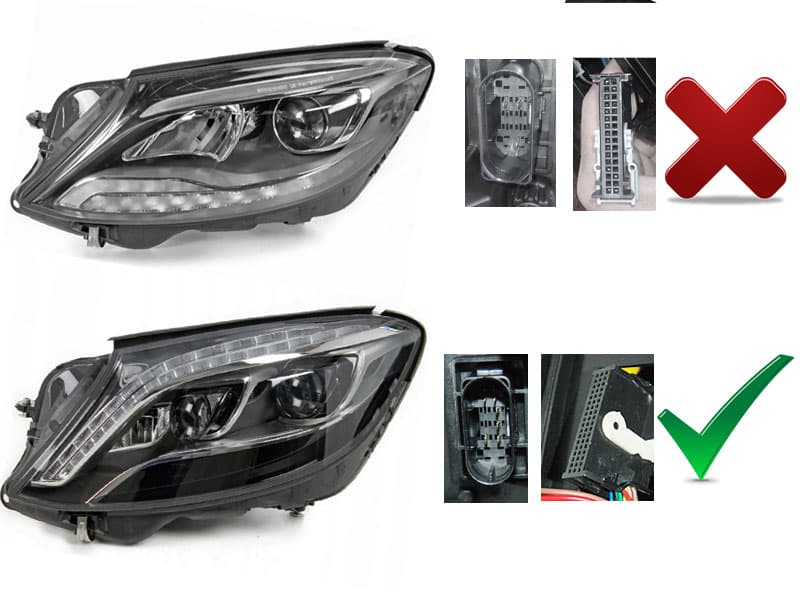 Predné svetlá Mercedes S W222 13-17 LED Black – náhľad 6