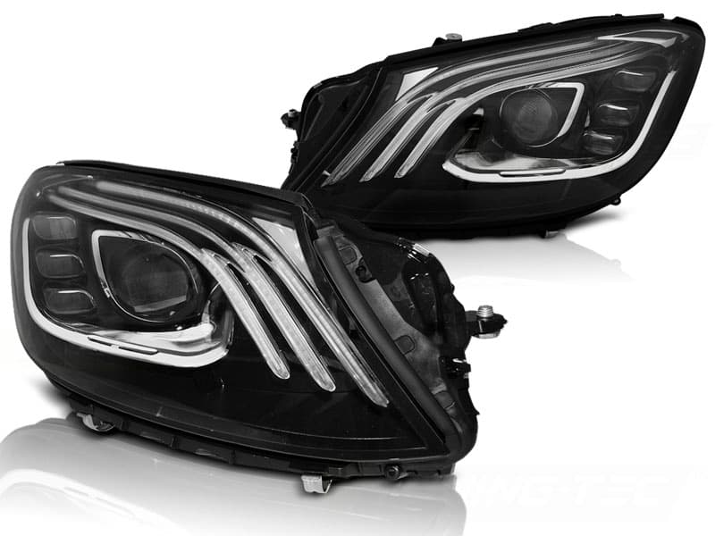 Predné svetlá Mercedes S W222 13-17 LED Black