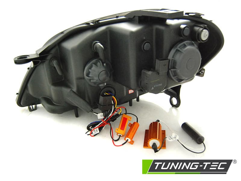 Predné svetlá Mercedes W164 ML 05-08 Tube Light Black – náhľad 4