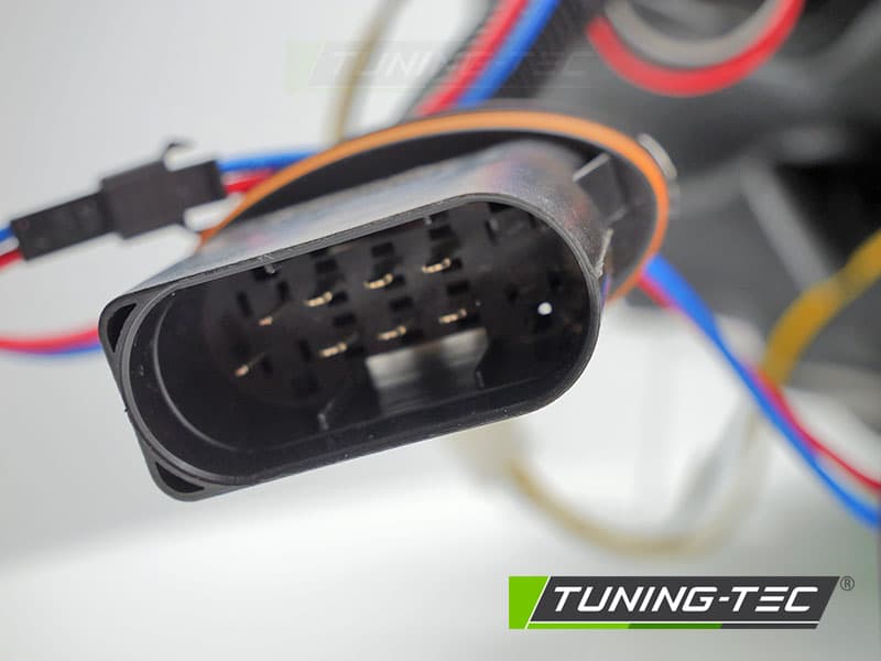 Predné svetlá Mercedes C W205 14-18 Tube LED Black – náhľad 4