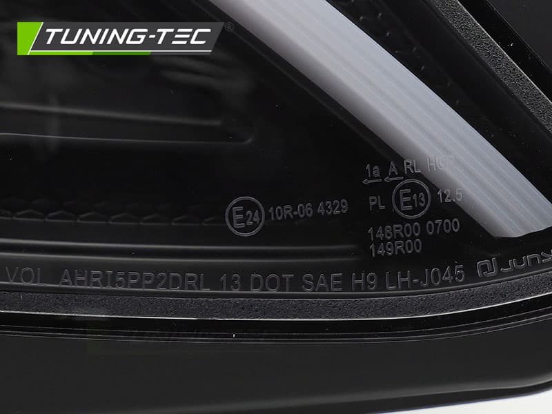 Predné svetlá Mercedes C W205 14-18 Tube LED Black – náhľad 5