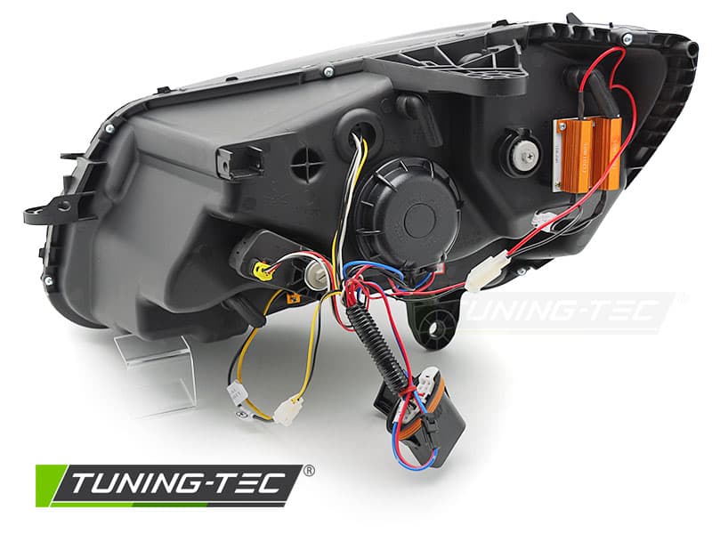 Predné svetlá Mercedes C W205 14-18 Tube LED Black – náhľad 8