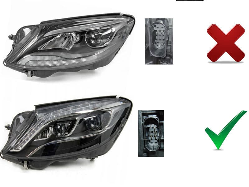 Predné svetlá Mercedes S W222 13-17 Full LED Black – náhľad 5