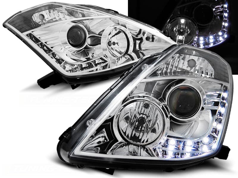 Predné svetlá Nissan 350Z 03-05 Devil Eyes Chrome