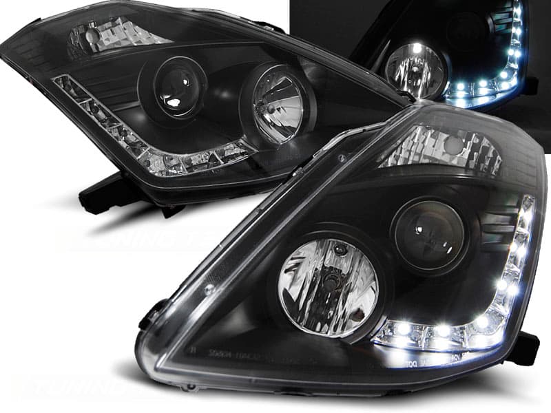 Predné svetlá Nissan 350Z 03-05 Devil Eyes Black
