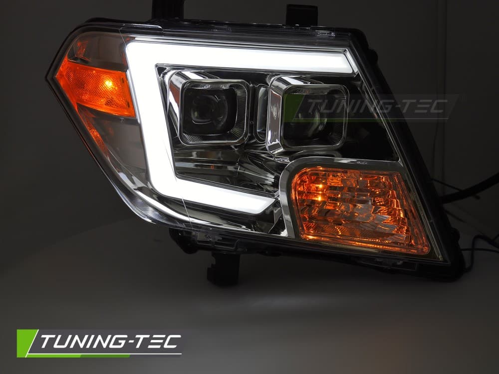 Predné svetlá Nissan Frontier 09-14 Chrome – náhľad 2