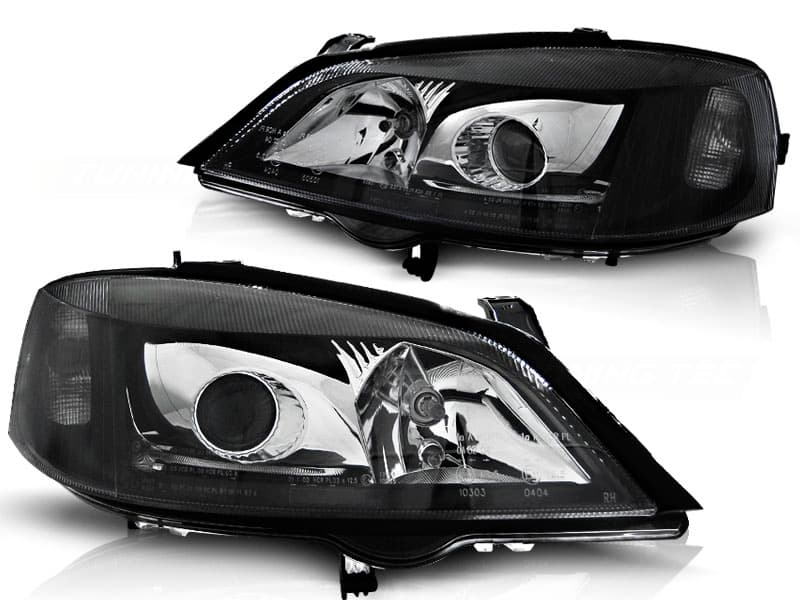 Predné svetlá Opel Astra G 97-04 Black