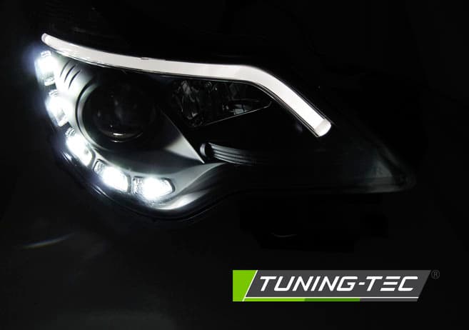 Predné svetlá Opel Corsa D 11-14 DRL Black – náhľad 2