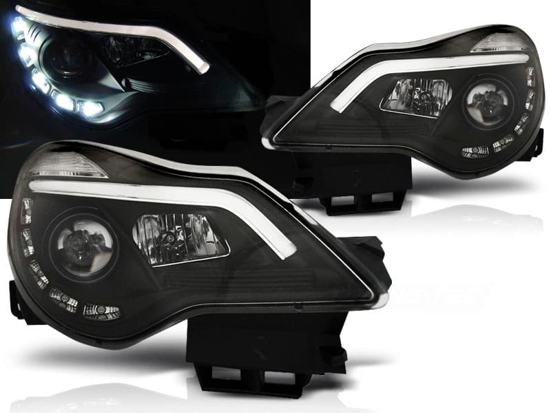 Predné svetlá Opel Corsa D 11-14 DRL Black