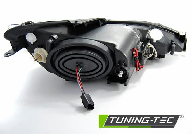 Predné svetlá Peugeot 206 02-08 CCFL Angel Eyes Black – náhľad 4
