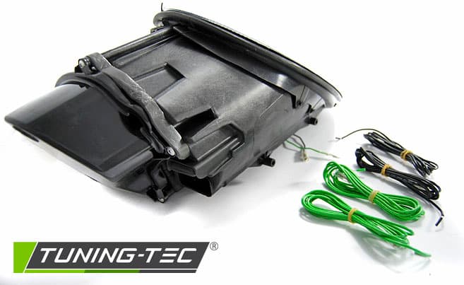 Predné svetlá Porsche 911 04-09 Xenón Tube Light Black – náhľad 3