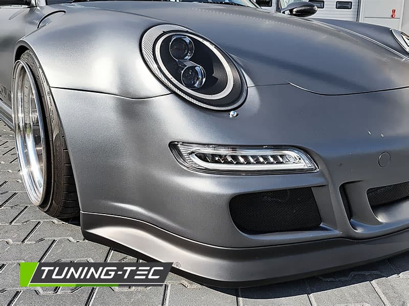 Predné svetlá Porsche 911 04-09 Xenón Tube Light Black – náhľad 4
