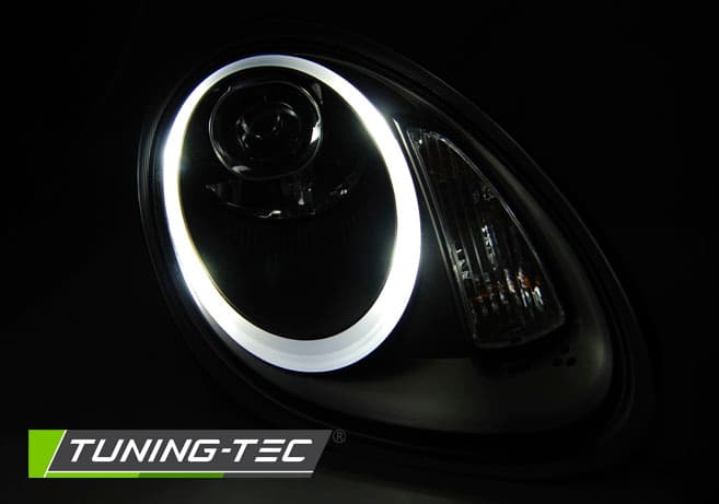 Predné svetlá Porsche Boxster Cayman 987 05-08 Xenón Black – náhľad 2