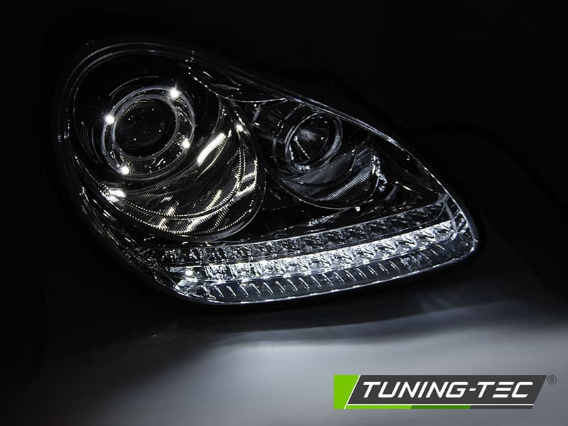 Predné svetlá Porsche Cayenne 02-06 Chrome - 09 – náhľad 2