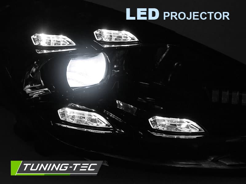 Predné svetlá Porsche Cayenne 10-15 Full LED Black – náhľad 4