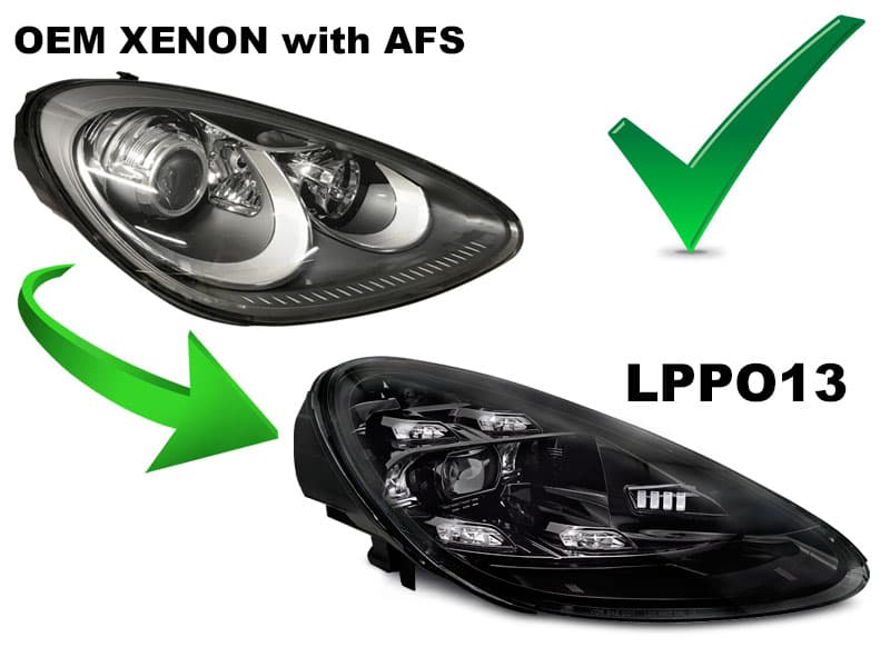 Predné svetlá Porsche Cayenne 10-15 Full LED Black – náhľad 5