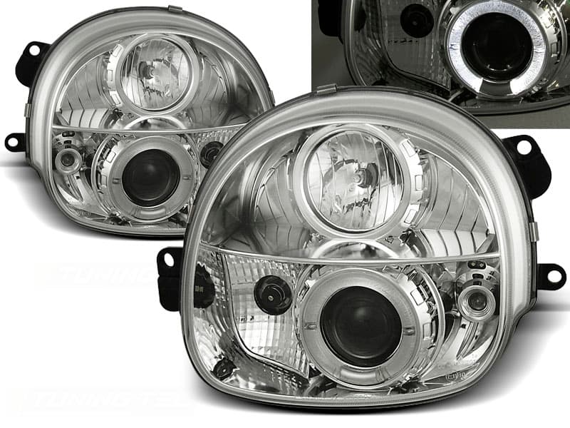 Predné svetlá Renault Twingo 93-98 Angel Eyes Chrome
