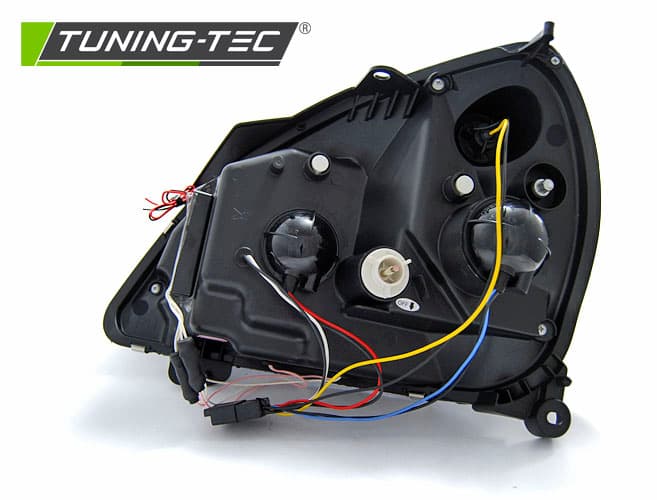 Predné svetlá Renault Clio 01-05 CCFL Angel Eyes Black – náhľad 2