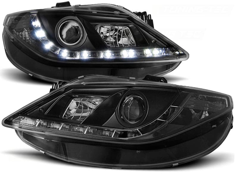 Predné svetlá Seat Ibiza 6J 08-12 Devil Eyes Black