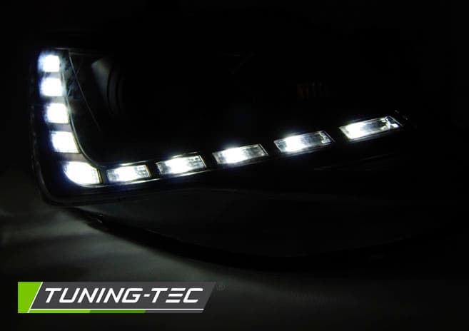 Predné svetlá Seat Ibiza 6J 12-15 DRL Black – náhľad 2