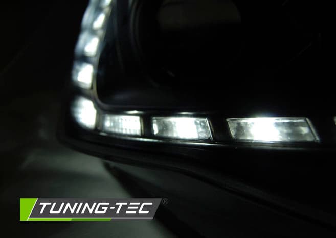 Predné svetlá Seat Ibiza 6J 12-15 DRL Black – náhľad 3