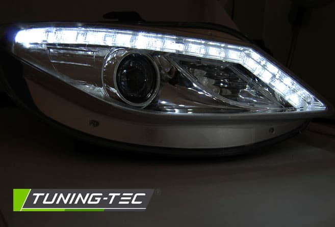 Predné svetlá Seat Ibiza 6J 08-12 Indicator Daylight LED Chrome – náhľad 2