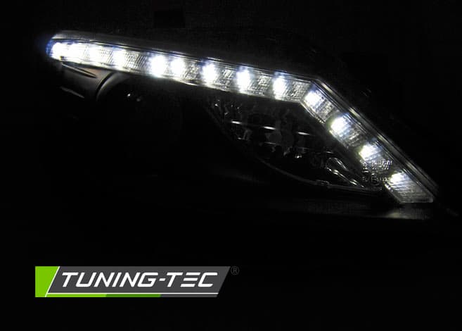 Predné svetlá Seat Ibiza 6J 08-12 Indicator Daylight LED Black – náhľad 2