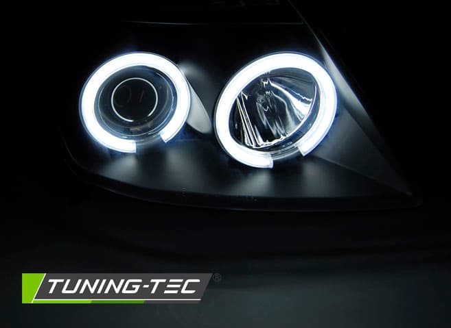 Predné svetlá Suzuki Swift 05-10 CCFL Angel Eyes Black – náhľad 3